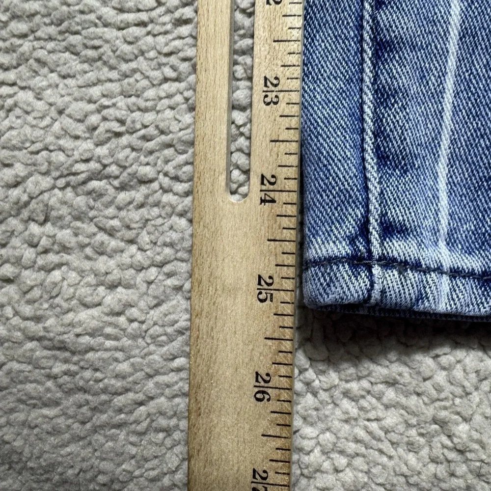 Pacsun Mom Jeans Womens 27 High Rise Pinstripe Relaxed‎ Fit Denim Pants